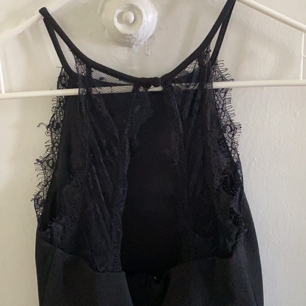 Miami Black Dress w/ Lace Back